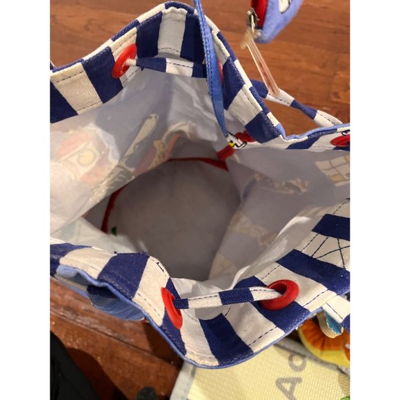 Sally Hess Lighthouse Canvas Tote Barrel Bag Backpack - Picture 9 of 11